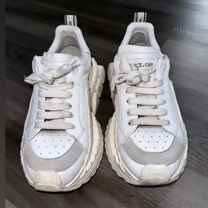 Dolce & Gabbana Men's White Super King Sneakers